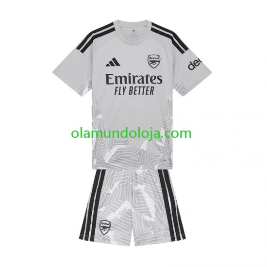 Camisola Arsenal Guarda-redes Criança Equipamento Primeiro 2026-2027 Manga Curta